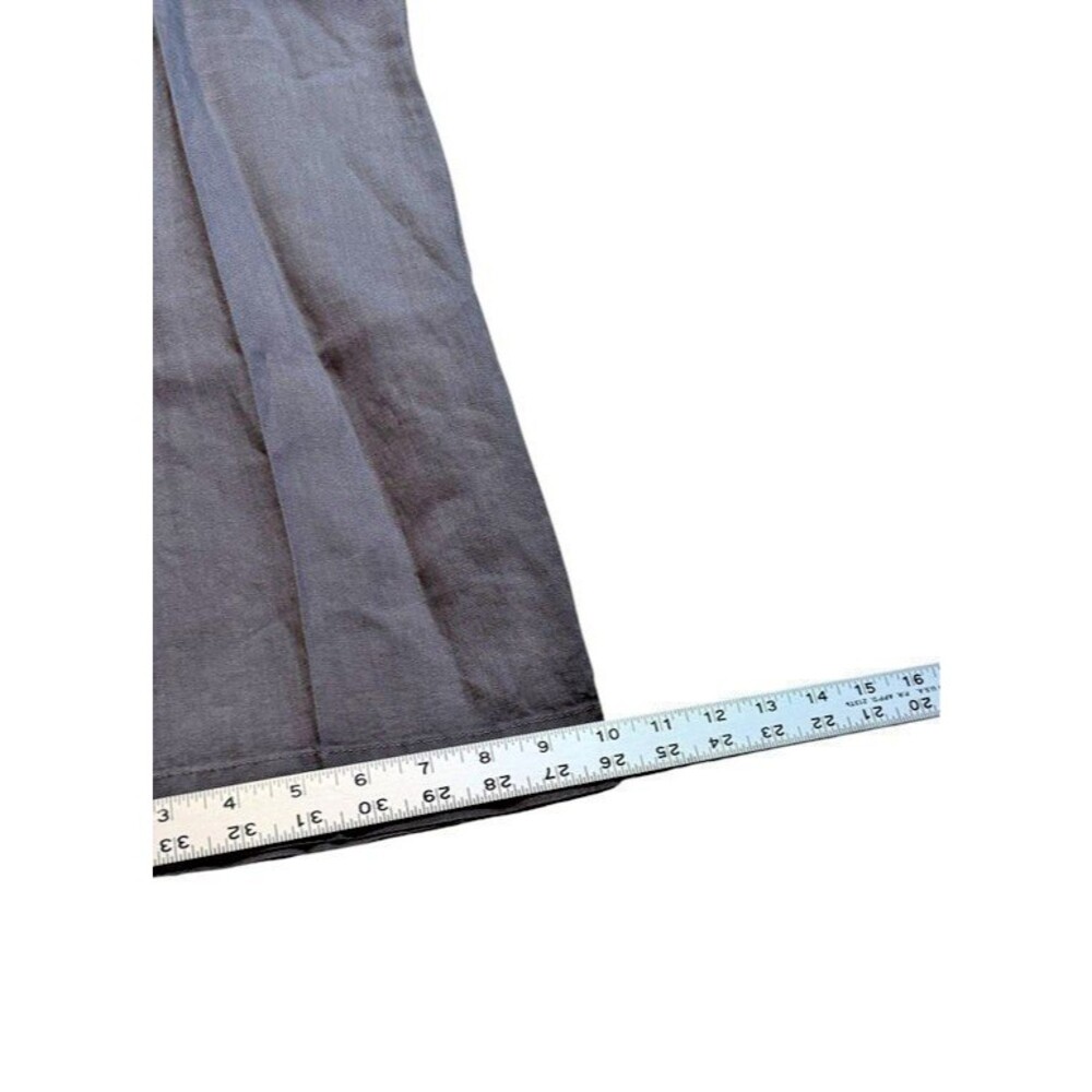 Eileen Fisher Capris Women’s Size Large Linen Cropped Pants Cargo Pocket Capris - Picture 8 of 8